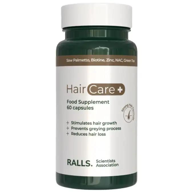 Ralls Hair Care+ - Codzienne wsparcie włosów i skóry głowy 60 kapsułek