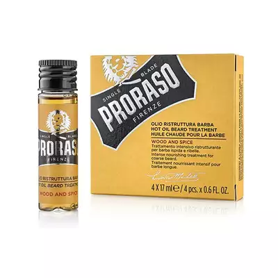 Proraso - Kuracja do brody w formie olejku Wood &amp; Spice 4x17ml