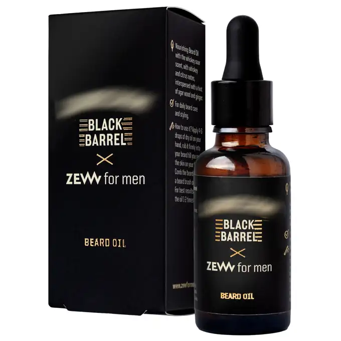 ZEW x JAMESON Black Barrel - odżywczy olejek do brody o zapachu whisky sour 30 ml
