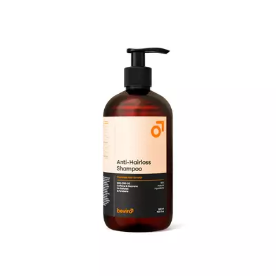 Beviro Anti-hairloss shampoo - Wzmacniający szampon do włosów z kofeiną i guaraną 500ml