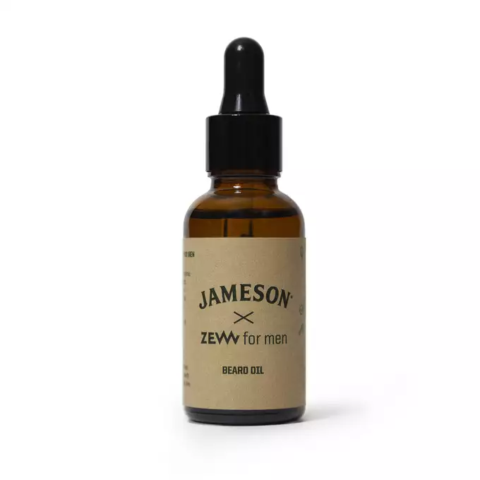 ZEW x JAMESON - odżywczy olejek do brody o zapachu drzewa sandałowego, bergamotki i limonki 30 ml