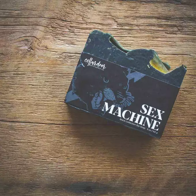 Cellar Door Sex Machine - mydło w kostce o męskim zapachu ambru, paczuli oraz piżma 142g