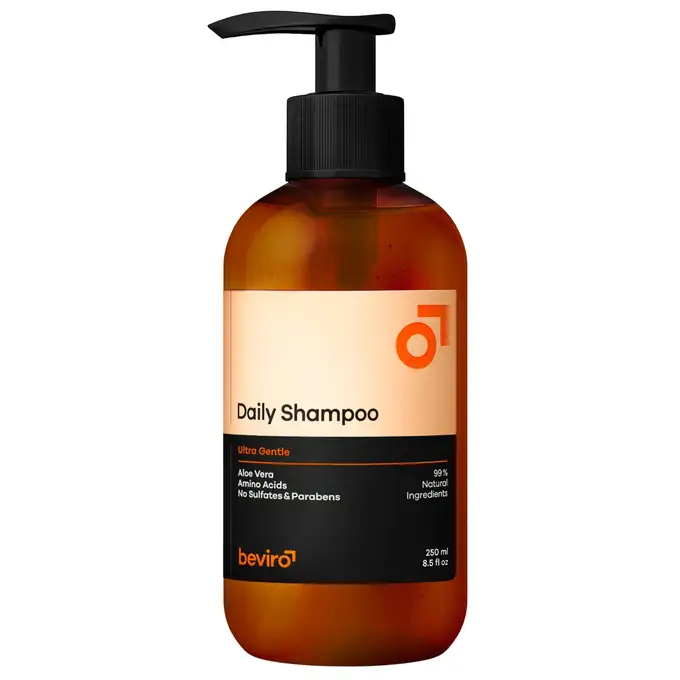 Beviro Daily shampoo - Naturalny szampon do włosów z aloesem 250ml