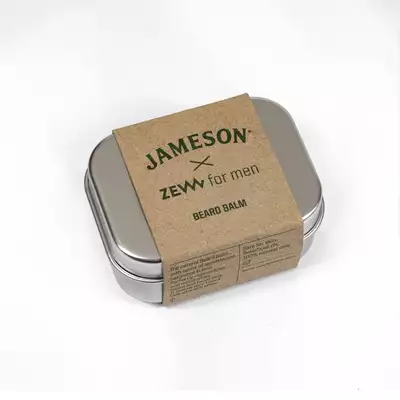 ZEW x JAMESON - Regenerujący balsam do brody o zapachu drzewa sandałowego, bergamotki i limonki 80ml