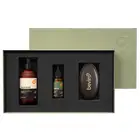 Beviro - Bergamia Wood Beard Care Kit - Zestaw do pielęgnacji brody (olejek, szampon oraz szczotka)