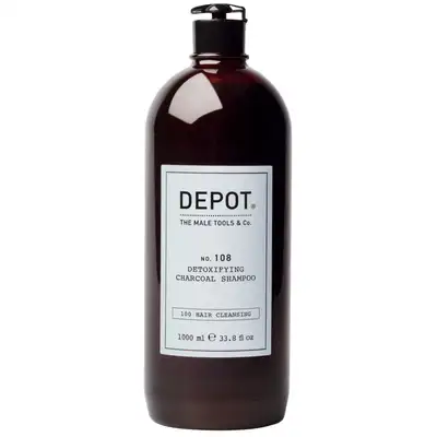 Depot 108 Oczyszczający i detoksykujący szampon z węglem roślinnym do włosów 1000ml