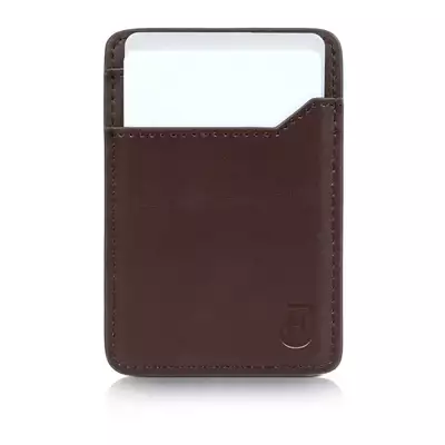 James Hawk Phone Wallet - Brązowy magnetyczny portfel na karty do iPhone