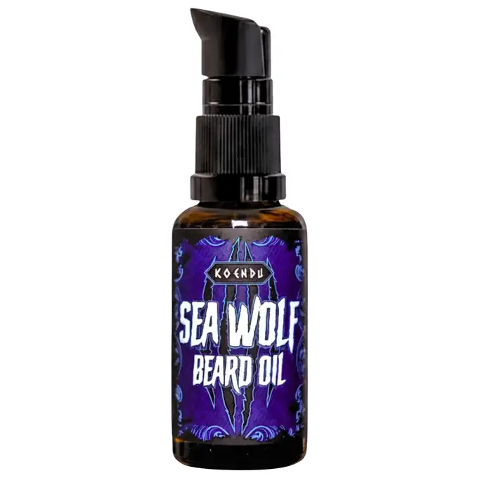 Koendu Sea Wolf - Odżywczy olejek do brody o zapachu grejpfruta, mięty oraz wetiwerii 30ml