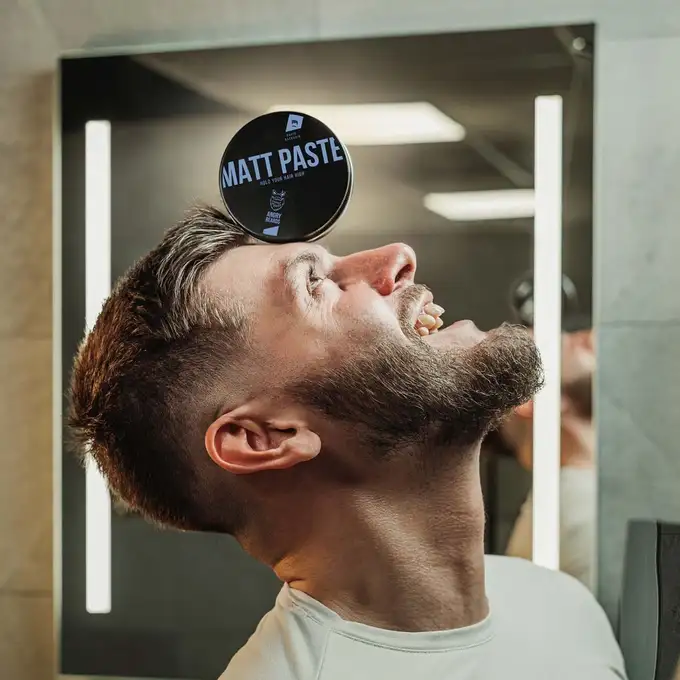 Angry Beards Pasta do włosów David Backhair - mocny chwyt i matowe wykończenie 100g