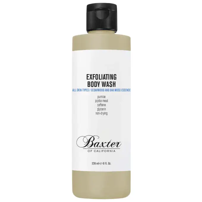 Baxter of California - Męski peelingujący żel do mycia ciała z kofeiną - 236ml