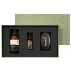 Beviro - Cinnamon Season Beard Care Kit - Zestaw do pielęgnacji brody (olejek, szampon oraz szczotka)