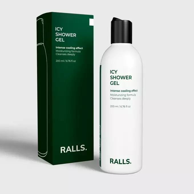 Ralls zestaw Unexpected Cooling Effect - Chłodzący żel pod prysznic oraz balsam po goleniu