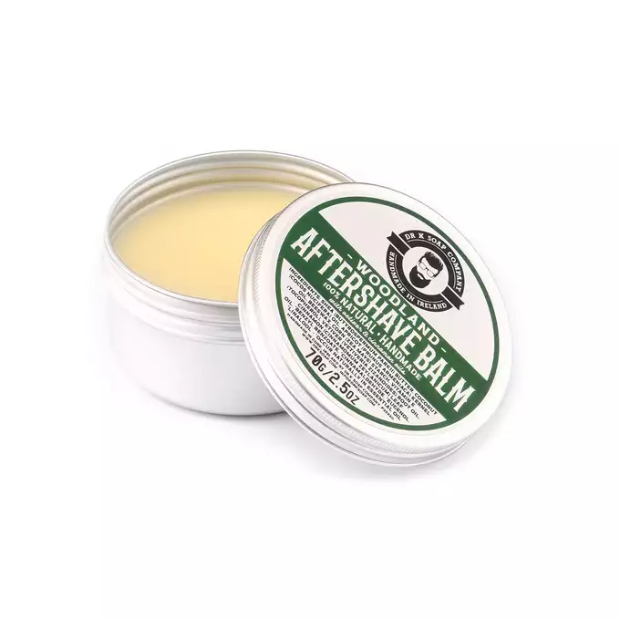 Dr K Soap Woodland aftershave balm - Balsam po goleniu o zapachu cedru, pomarańczy i sosnowych igieł 70 g