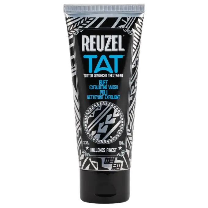 Reuzel Buff exfoliating wash - peelingujący żel do mycia tatuażu 100ml