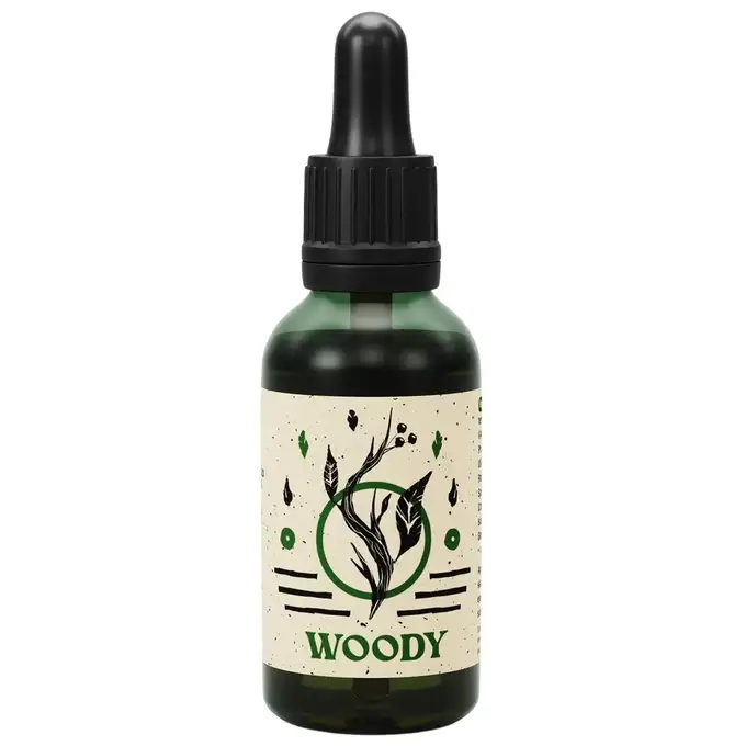 By Elementum mollis Woody - olejek do brody o zapachu palisandru i drzewa sandałowego 30ml