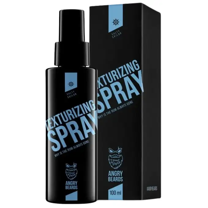 Angry Beards Spray do włosów Salty Sailor - Matująca sól morska oraz sól angielska 100ml