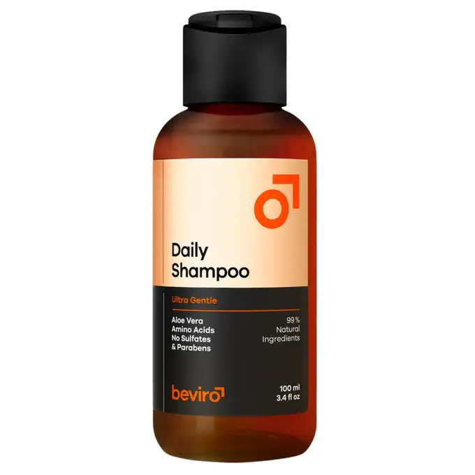 Beviro Daily shampoo - Naturalny szampon do włosów z aloesem 100ml