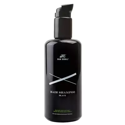 Pan Drwal Black - Oczyszczający szampon do włosów z kompleksem 12 ekstraktów roślinnych 200 ml
