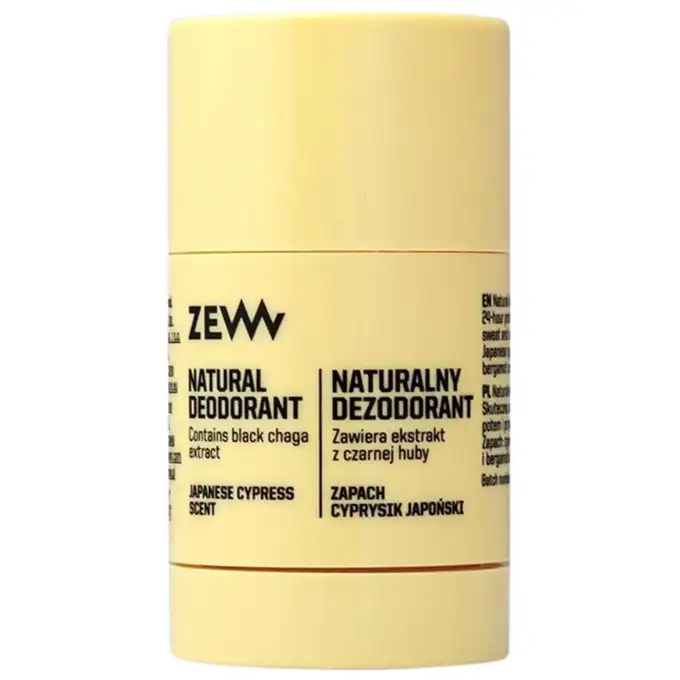 Zew for Men - Męski dezodorant w sztyfcie cyprysik japoński i bergamotka 30g - wersja podróżna