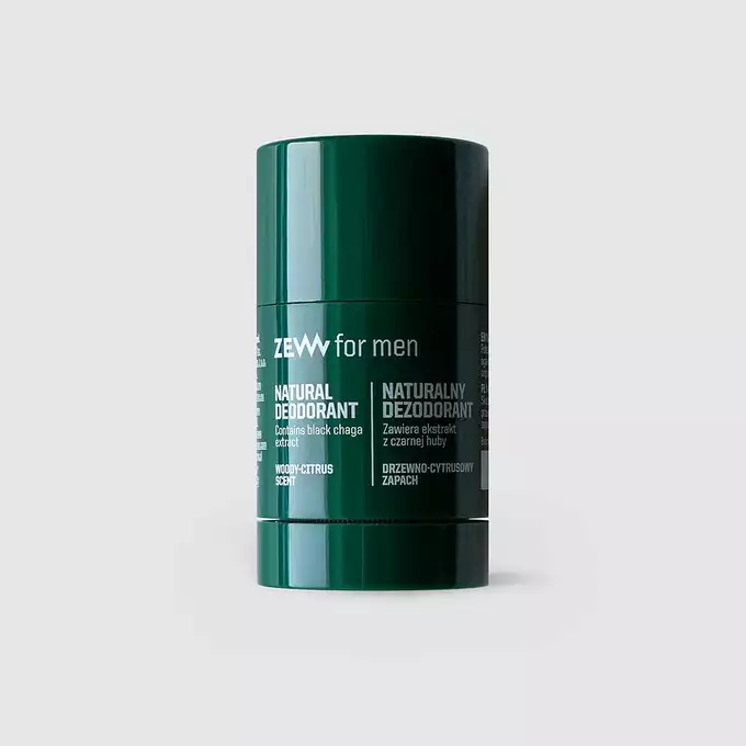 Zew for Men zestaw do pielęgnacji ciała - dezodorant, krem, mydło i czarna mydelniczka 