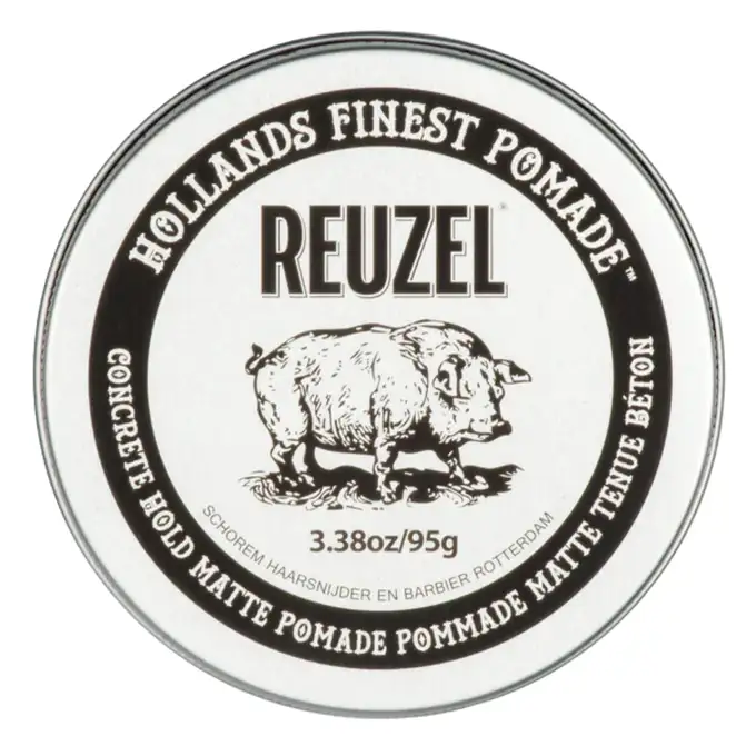 Reuzel Concrete Hold Matte Pomade bardzo mocna wodna pomada z matowym wykończeniem 95g