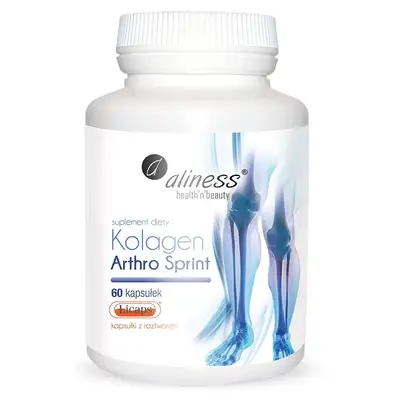 Aliness - Suplement diety - Kolagen Arthro Sprint x 60 kapsułek z roztworem