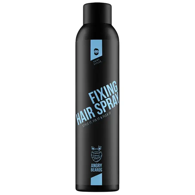 Angry Beards Fixing Hair Spray - Mocny lakier do utrwalenia stylizacji włosów 300ml