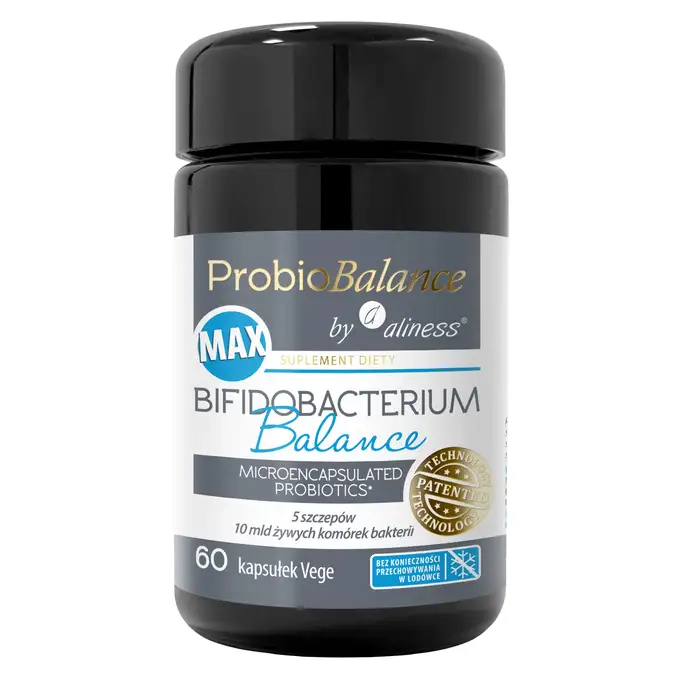 ProbioBALANCE - Bifidobacterium Balance MAX - Probiotyk wspierający zdrowie jelit 60 kapsułek