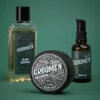 Groomen Earth Strong - Nawilżający balsam do brody o mocnym chwycie 50g