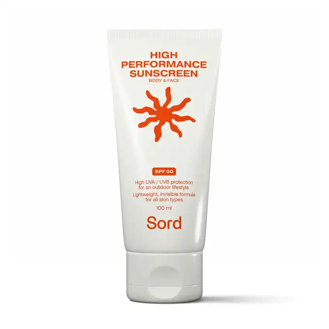 Sord High Performance Sunscreen SPF50 - Ochronny krem z SPF 50 do twarzy i ciała 100ml