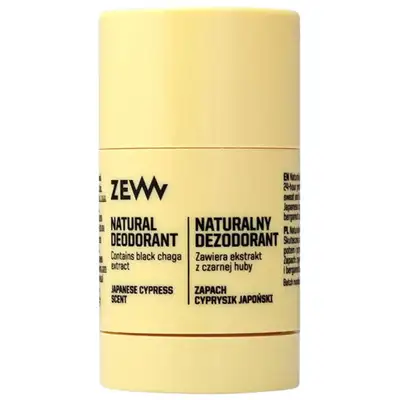 Zew for Men - Męski dezodorant w sztyfcie cyprysik japoński i bergamotka 30g - wersja podróżna