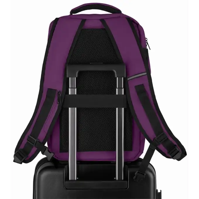 James Hawk Cabin Backpack Violet - Plecak podręczny do samolotu z portem USB