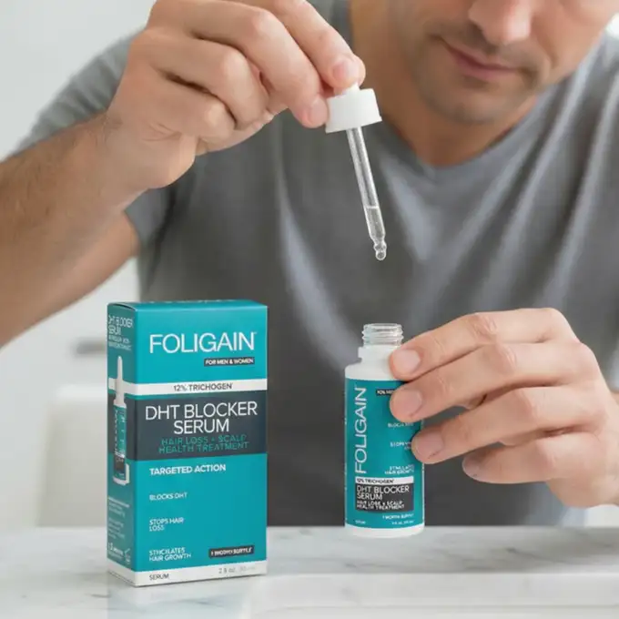 Foligain - Serum blokujące DHT wspiera odrastanie włosów z 12% Trichogenem 59ml