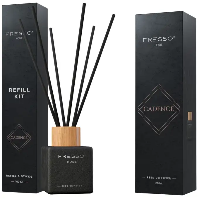 Zestaw Fresso Dyfuzor Zapachowy Cadence 100ml + Refill KIT 100ml