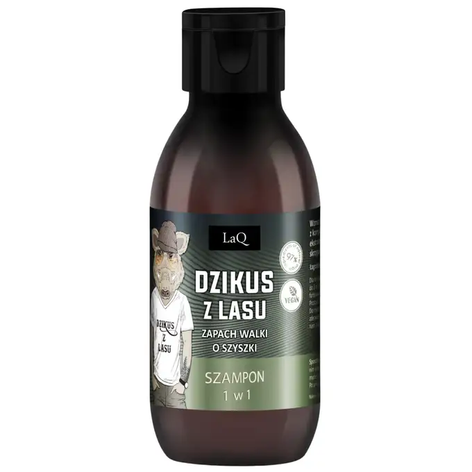 LaQ Dzikus z Lasu - Szampon do włosów mini 100ml