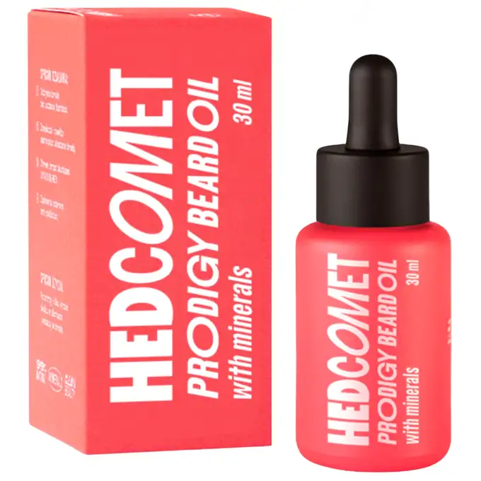 HEDCOMET Prodigy Beard Oil - Kondycjonujący olejek do brody z minerałami 30ml