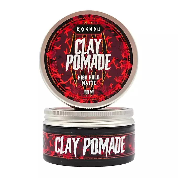 Koendu Clay Pomade - Matowa glinka do stylizacji włosów o mocnym chwycie 100ml