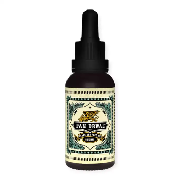Pan Drwal Zestaw prezentowy - Kartacz oraz olejek do brody Original 30ml