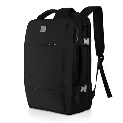 James Hawk Travel Backpack Black - Plecak podręczny do samolotu z funkcją rozszerzania 