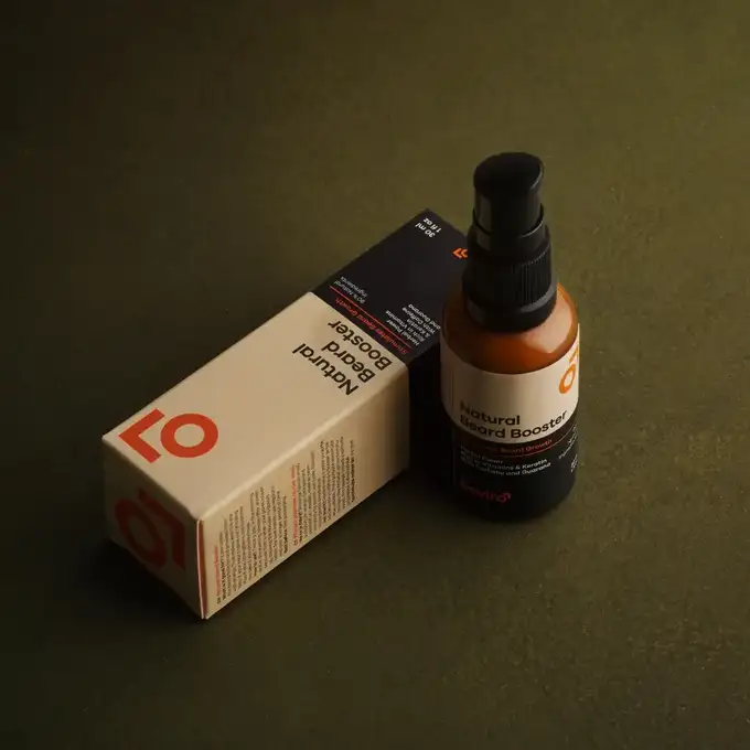 Beviro zestaw porost brody - Natural beard booster oraz szampon do pielęgnacji zarostu