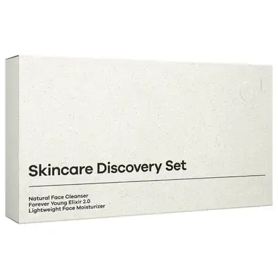 Beviro - Skincare Discovery Set - Żel do mycia twarzy, krem nawilżający oraz Forever Young 2.0 Elixir 3x15ml