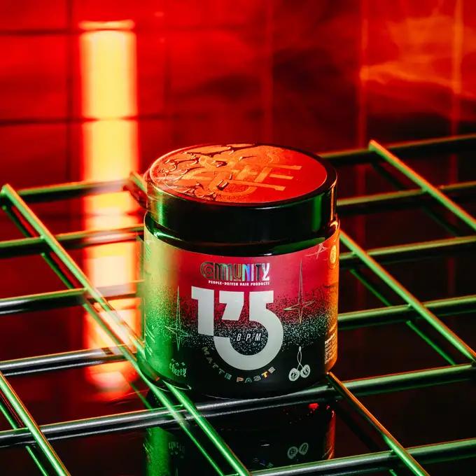 Community Cosmetics - Pasta do stylizacji włosów 175bpm 120g, mocny chwyt i matowy efekt