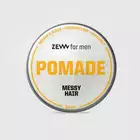Zew for Men zestaw do stylizacji włosów - Pomada messy hair, sól morska x Thomas Henry i roller 