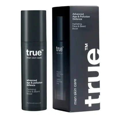 True men skin care - Nawilżający lekki krem do twarzy i zarostu 50ml