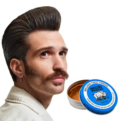 Reuzel Road Trip Blue - Zestaw wodnych pomad do włosów wysoki połysk mocne utrwalenie 95g+35g
