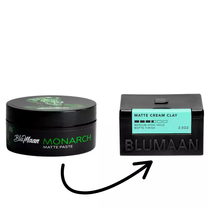 Blumaan Matte Cream Clay - Matowa glinka do włosów 71g