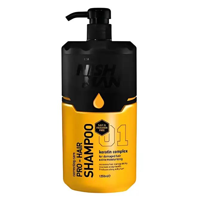 Nishman 01 Pro-Hair Shampoo - Szampon do włosów 1250ml