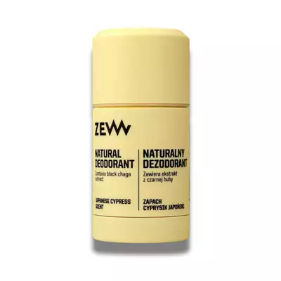 Zew for Men - Męski dezodorant w sztyfcie cyprysik japoński i bergamotka 80g