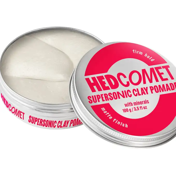 HEDCOMET Supersonic Clay Pomade - Matowa pomada do włosów o mocnym chwycie z minerałami 100g