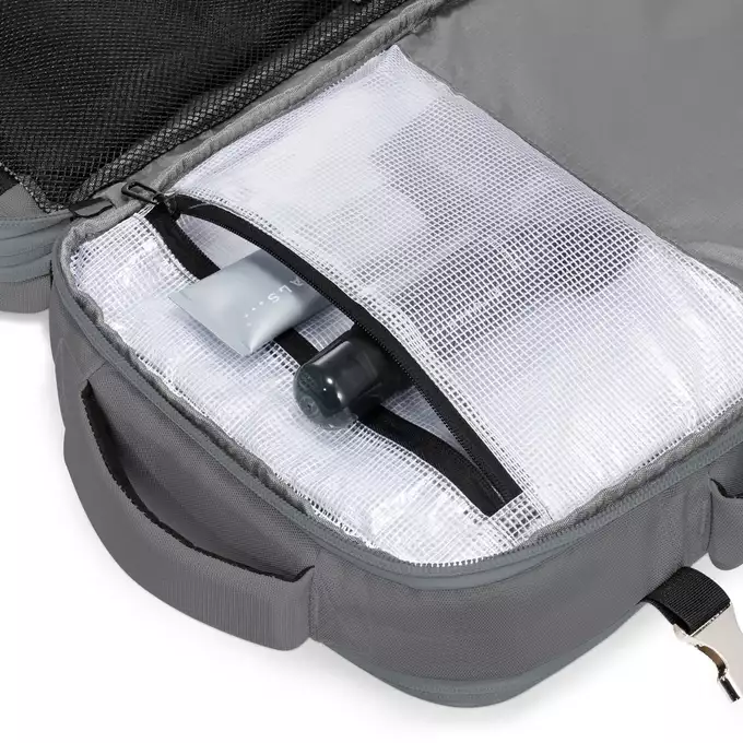 James Hawk Travel Backpack Stone - Plecak podręczny do samolotu kosmetyczka